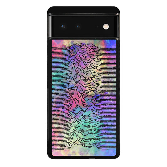 Joy Division Unknown Pleasures Colorful Google Pixel 6 Case