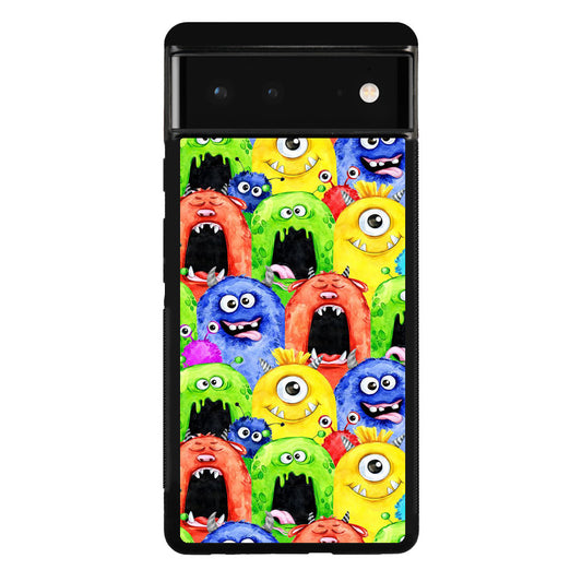 Monster Watercolor Art Google Pixel 6 Case