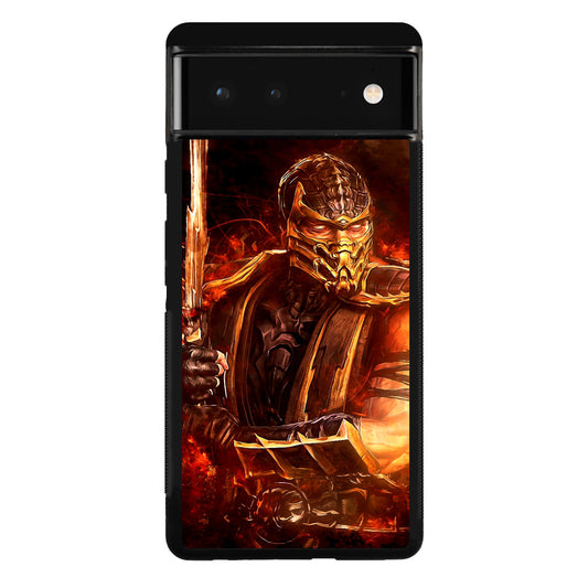 Mortal Kombat Scorpion Google Pixel 6 Case