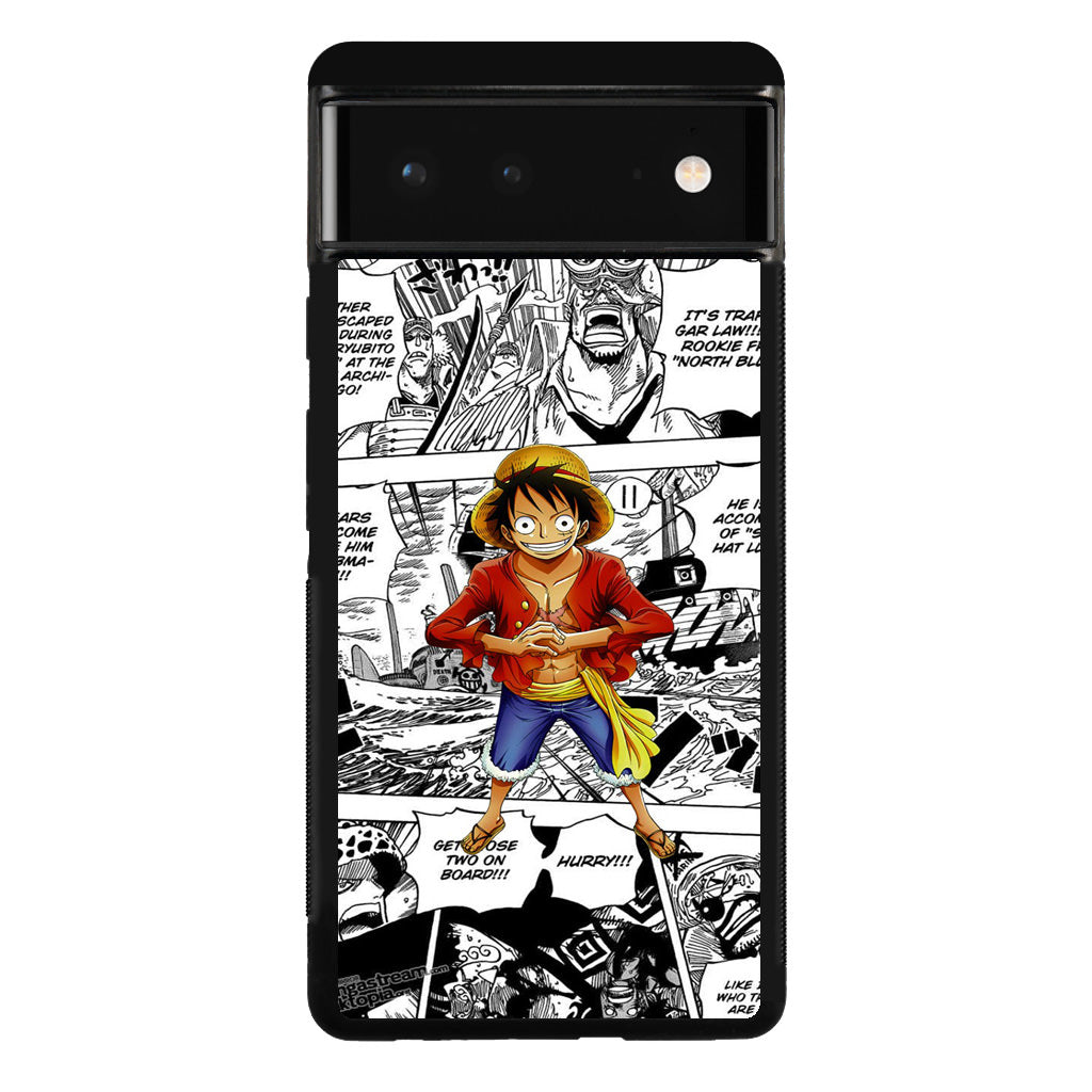 One Piece Luffy Comics Google Pixel 6 Case