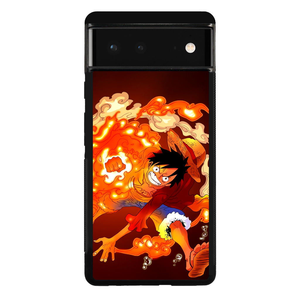 One Piece Luffy Red Hawk Google Pixel 6 Case