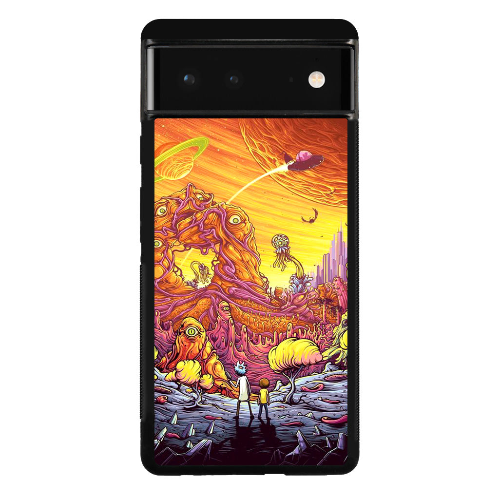 Rick And Morty Alien Planet Google Pixel 6 Case