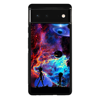 Rick And Morty Flat Galaxy Google Pixel 6 Case