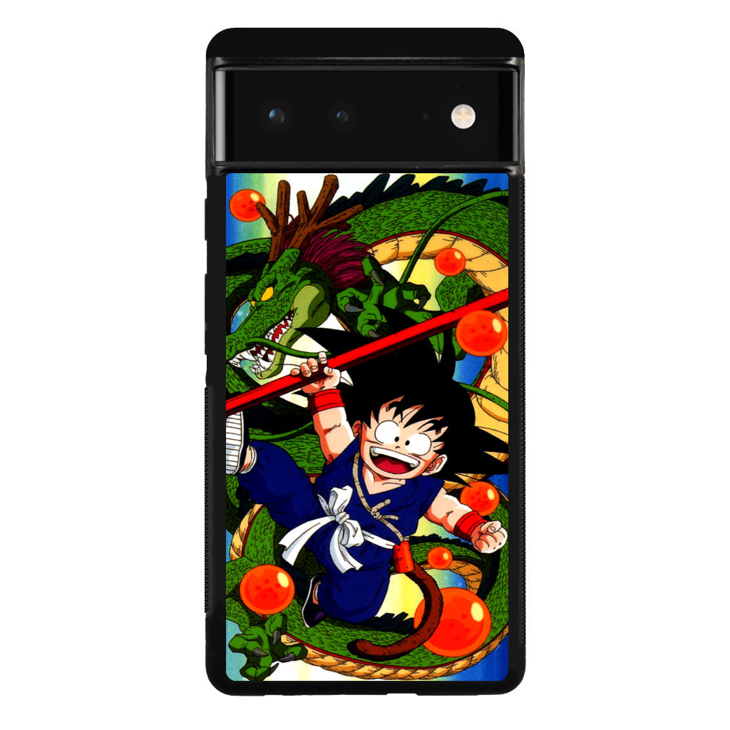 Shenlong And Little Goku Dragon Ball Google Pixel 6 Case