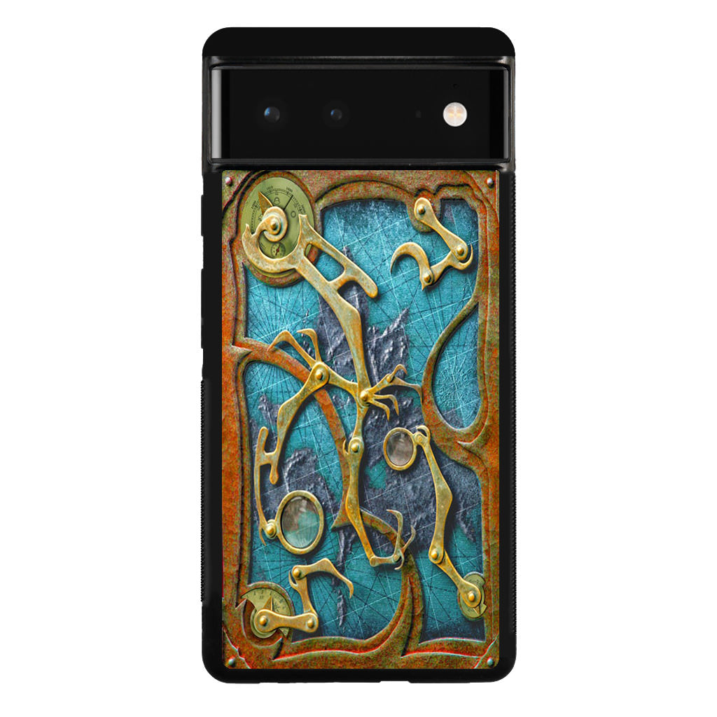 Steampunk Book Cover Google Pixel 6 Case