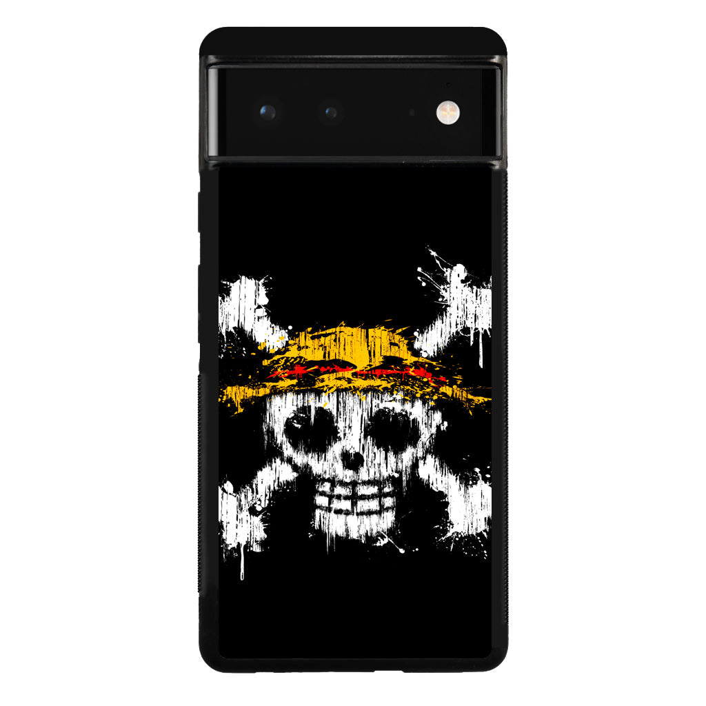 Straw Hat Pirate Logo Paint Google Pixel 6 Case