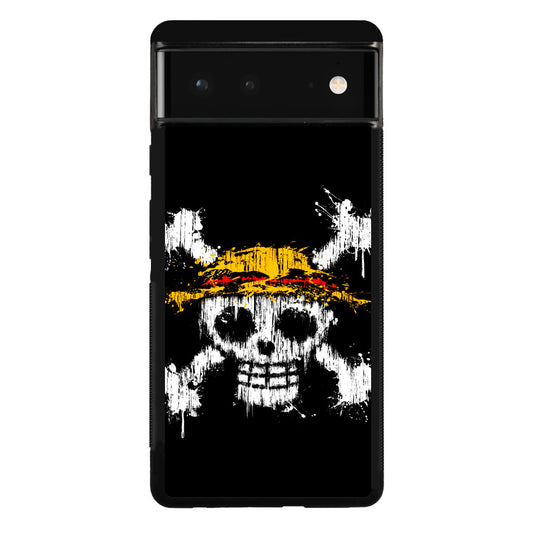 Straw Hat Pirate Logo Paint Google Pixel 6 Case