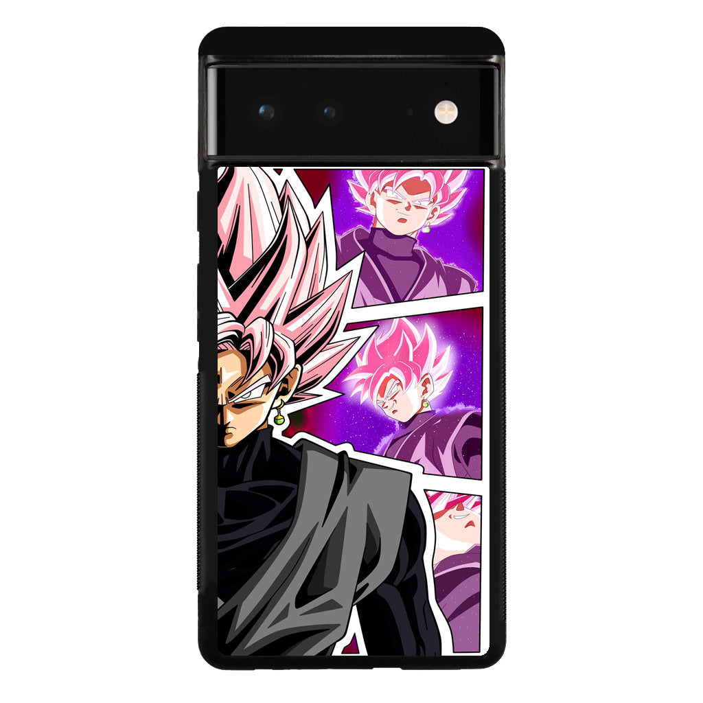 Super Goku Black Rose Collage Google Pixel 6 Case