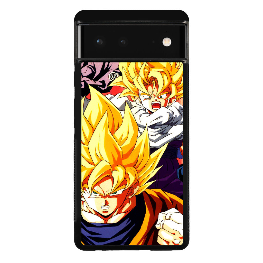 Super Saiyan Goku And Gohan Google Pixel 6 Case