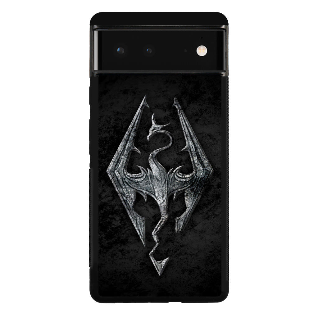 The Elder Scrolls V Skyrim Logo Google Pixel 6 Case