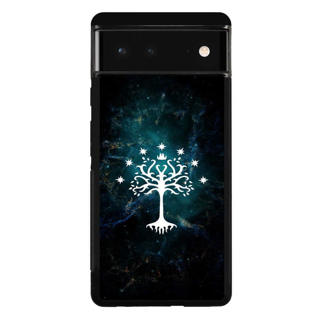 White Tree Of Gondor In Space Nebula Google Pixel 6 Case