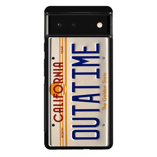 Back to the Future License Plate Outatime Google Pixel 6 Case