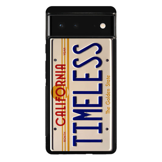 Back to the Future License Plate Timeless Google Pixel 6 Case