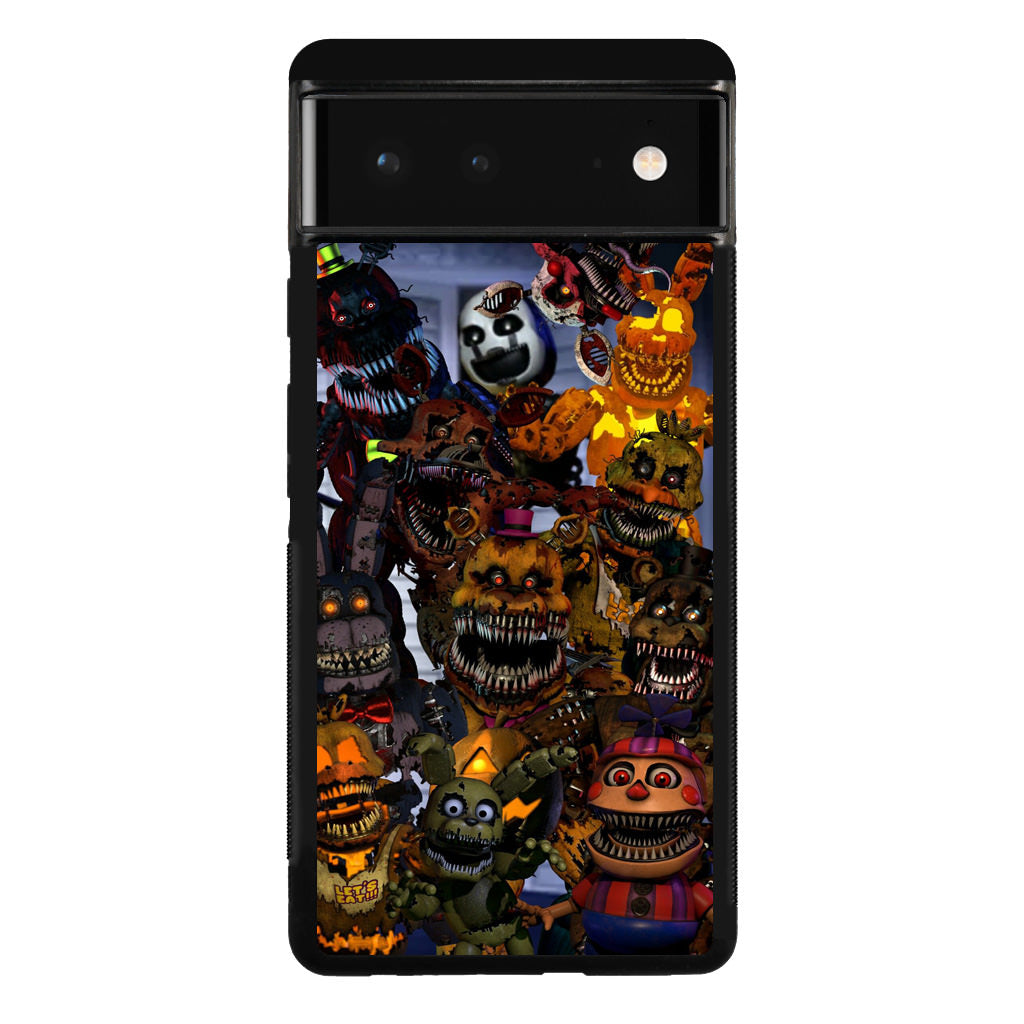 Five Nights at Freddy's Scary Characters Google Pixel 6 Case