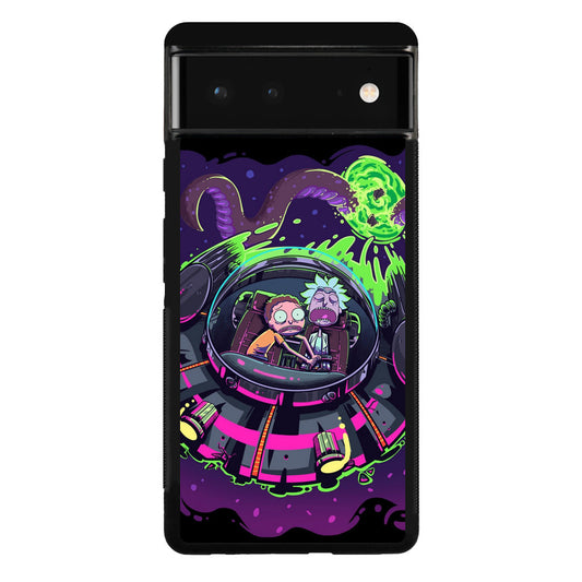 Rick And Morty Spaceship Google Pixel 6 Case