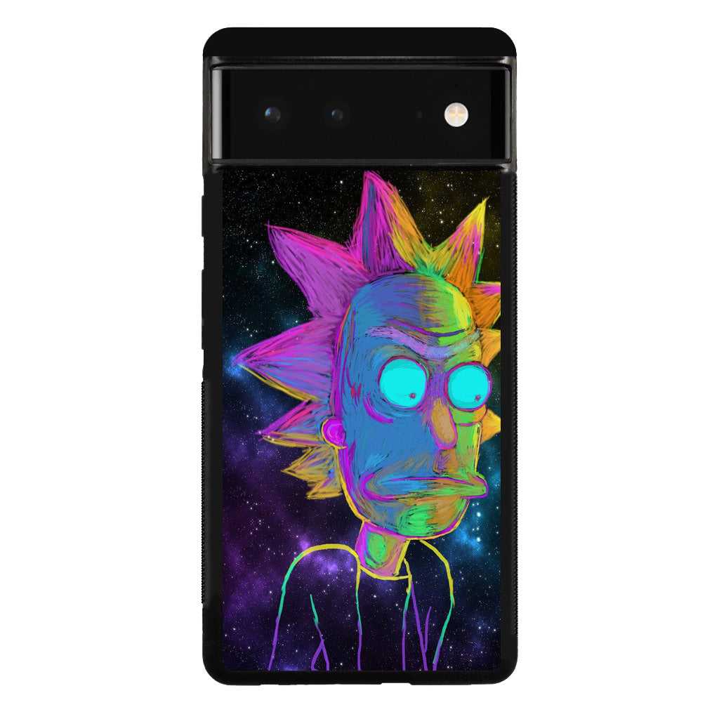 Rick Colorful Crayon Space Google Pixel 6 Case