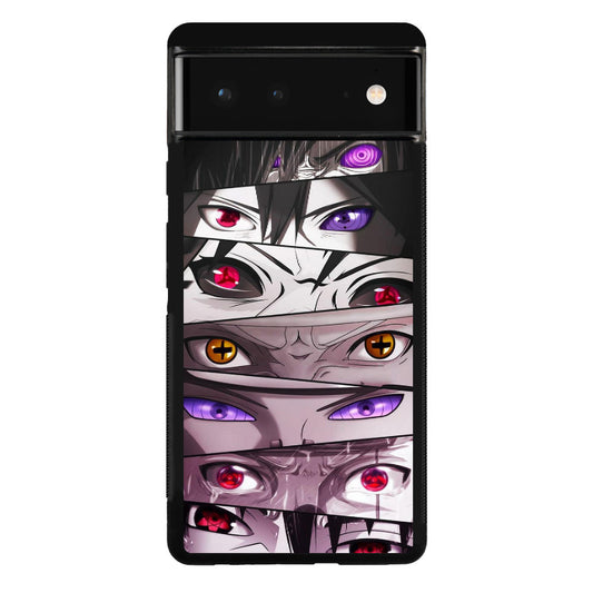 The Powerful Eyes on Naruto Google Pixel 6 Case