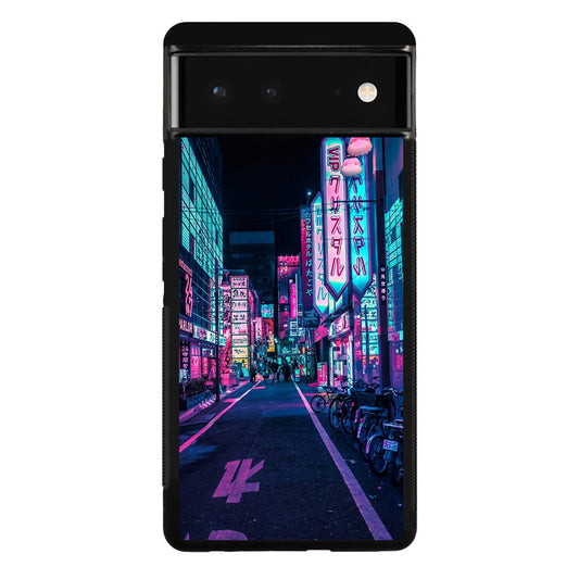 Tokyo Street Wonderful Neon Google Pixel 6 Case