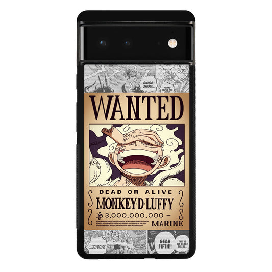Gear 5 Wanted Poster Google Pixel 6 Case