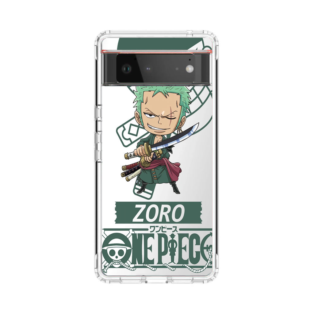 Chibi Zoro Google Pixel 6 Case