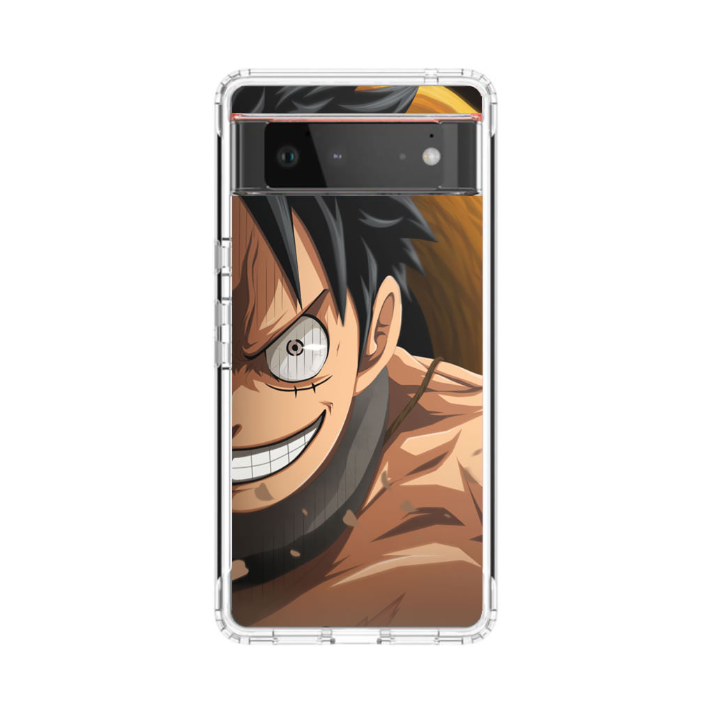 Luffy Half Smile Google Pixel 6 Case