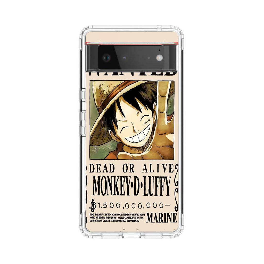 Monkey D Luffy Bounty Google Pixel 6 Case