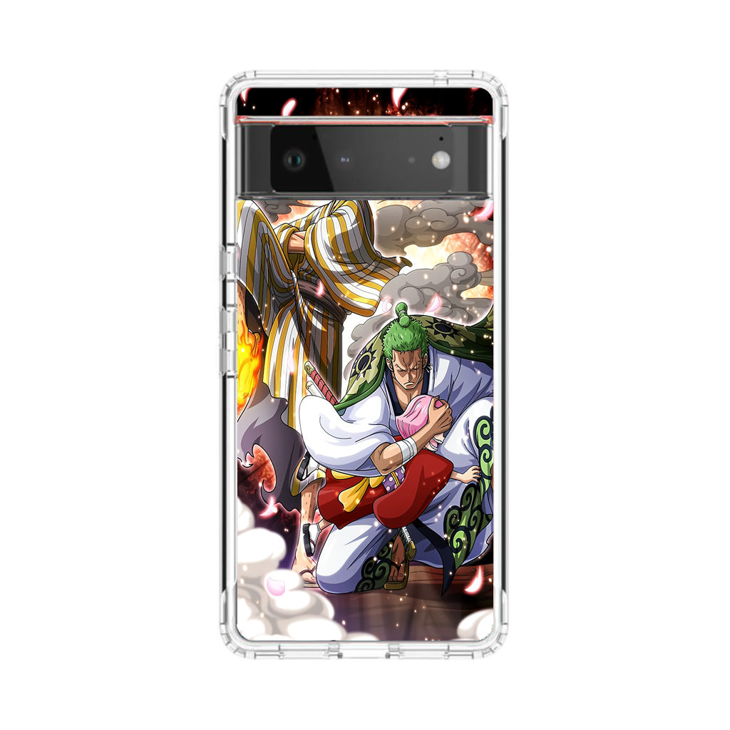 Sanji And Zoro Saving Otoko Google Pixel 6 Case