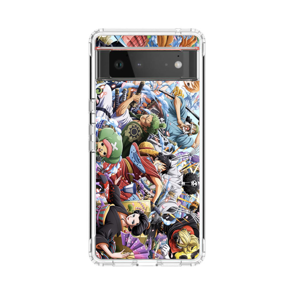 Straw Hat Pirates Arc Wano Google Pixel 6 Case