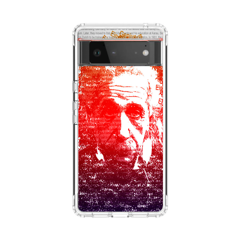 Albert Einstein Art Google Pixel 6 Case