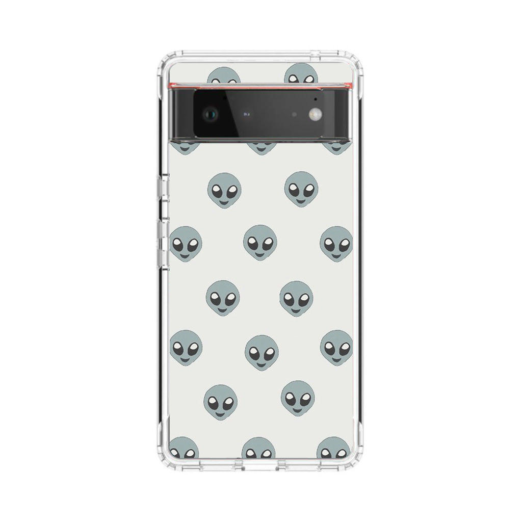 Aliens Pattern Google Pixel 6 Case