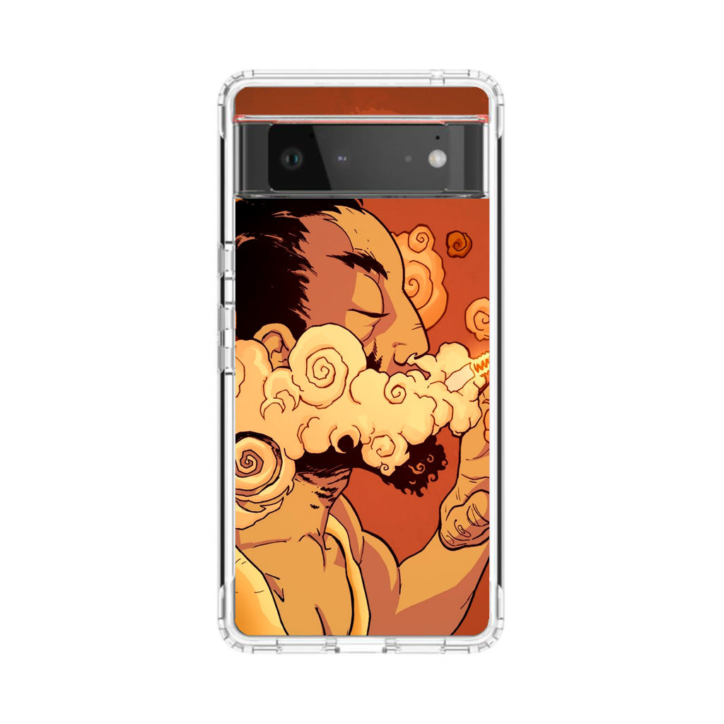 Artistic Psychedelic Smoke Google Pixel 6 Case