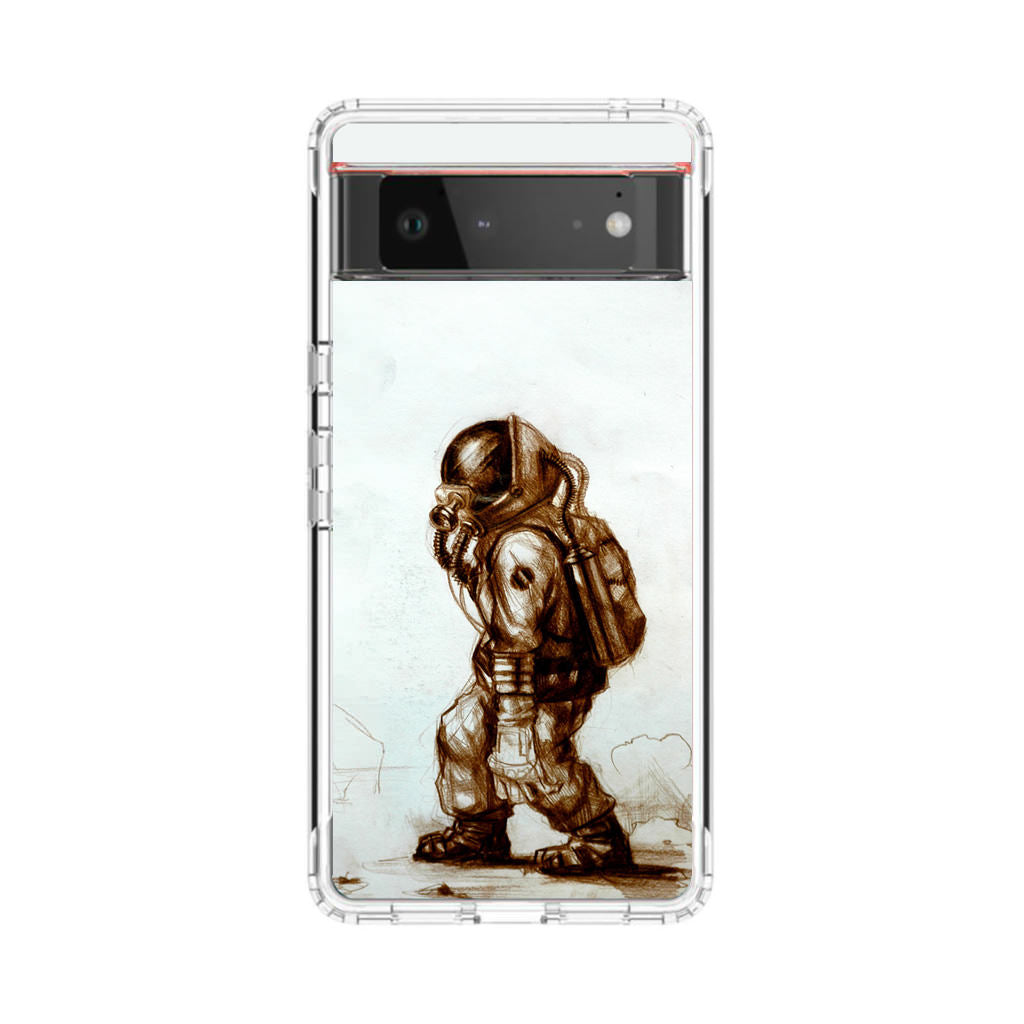 Astronaut Heavy Walk Google Pixel 6 Case