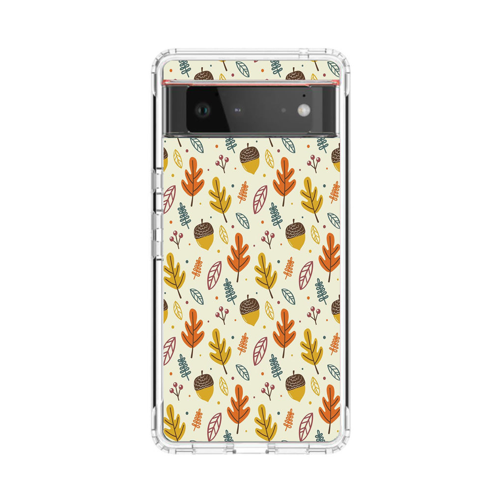 Autumn Things Pattern Google Pixel 6 Case