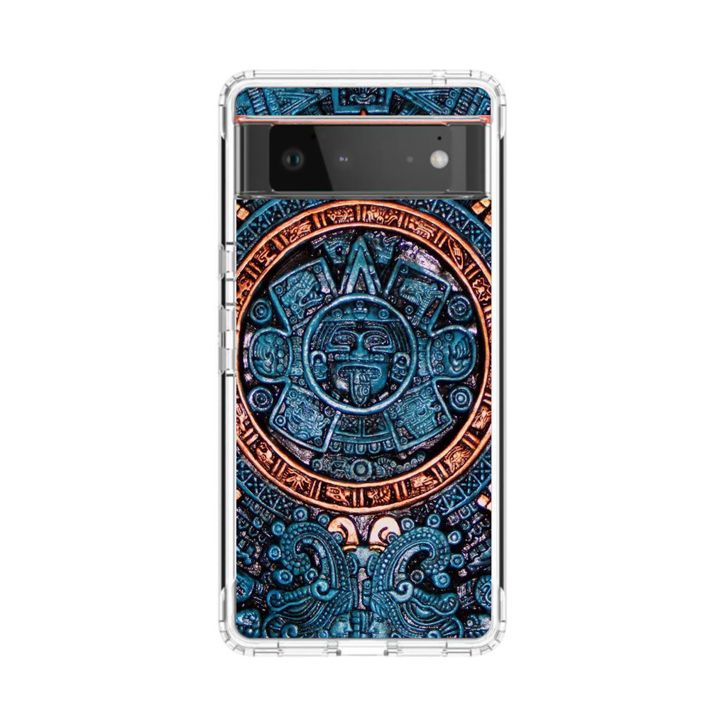 Aztec Calendar Google Pixel 6 Case