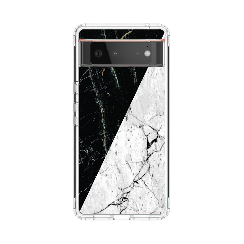 B&W Marble Google Pixel 6 Case