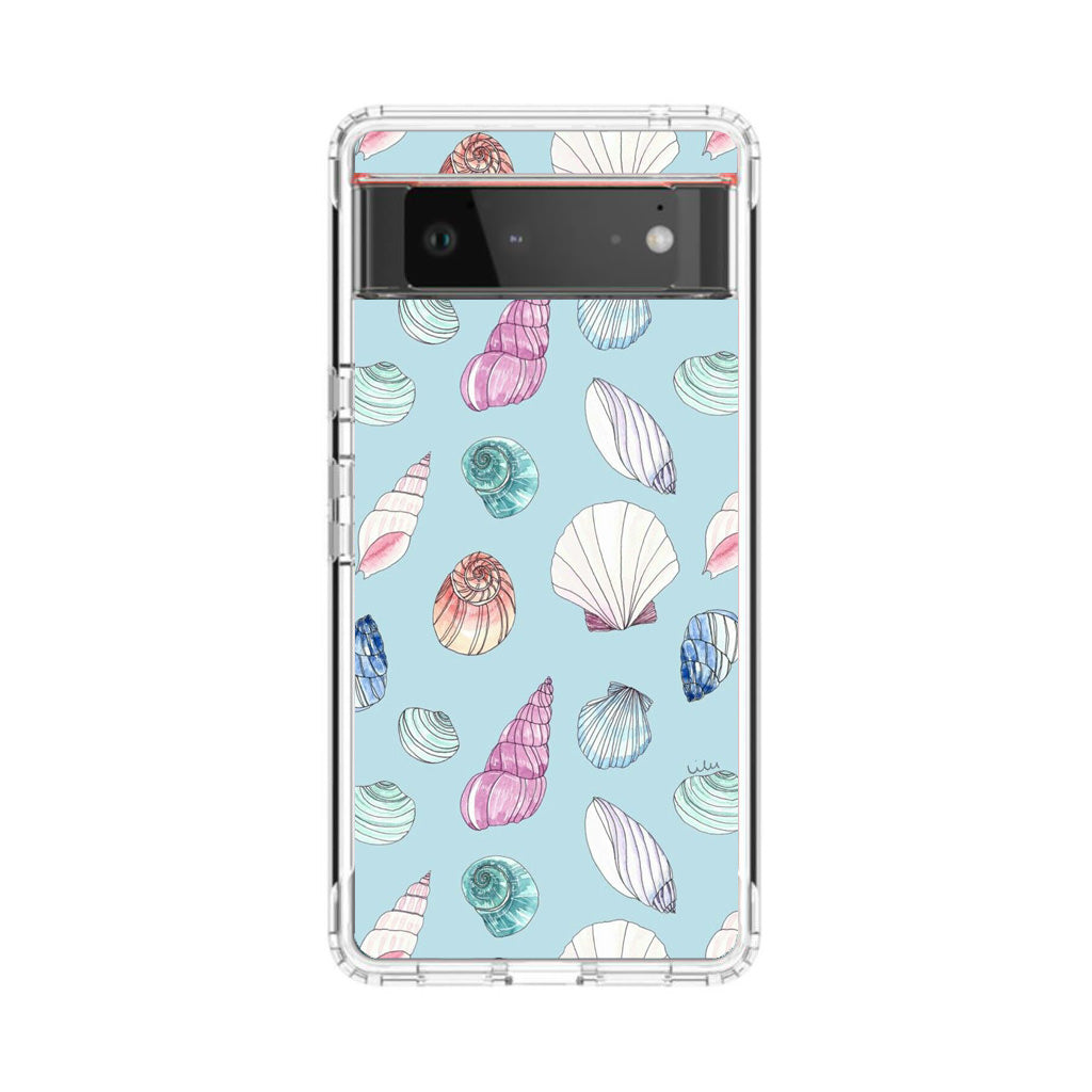 Beach Shells Pattern Google Pixel 6 Case