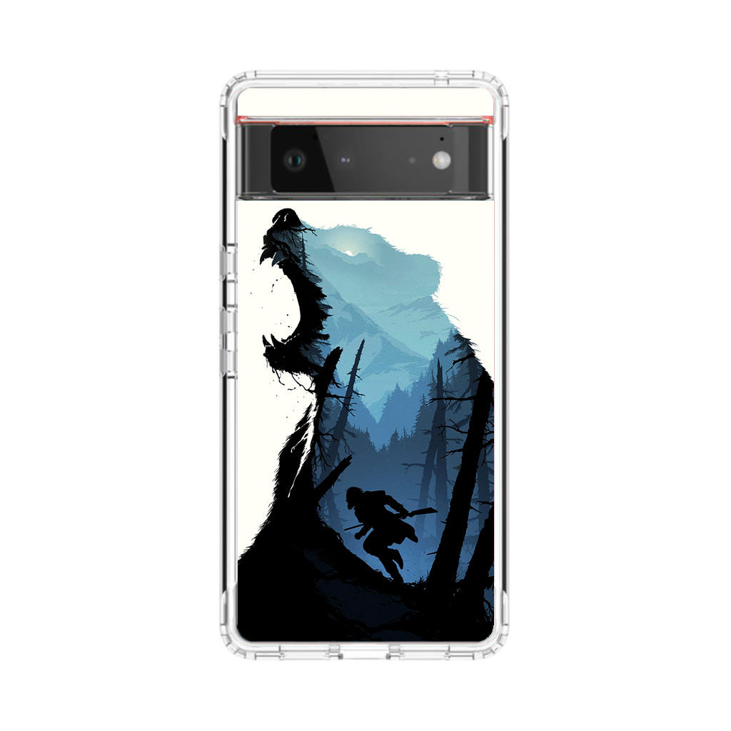 Bear Hunter Art Google Pixel 6 Case