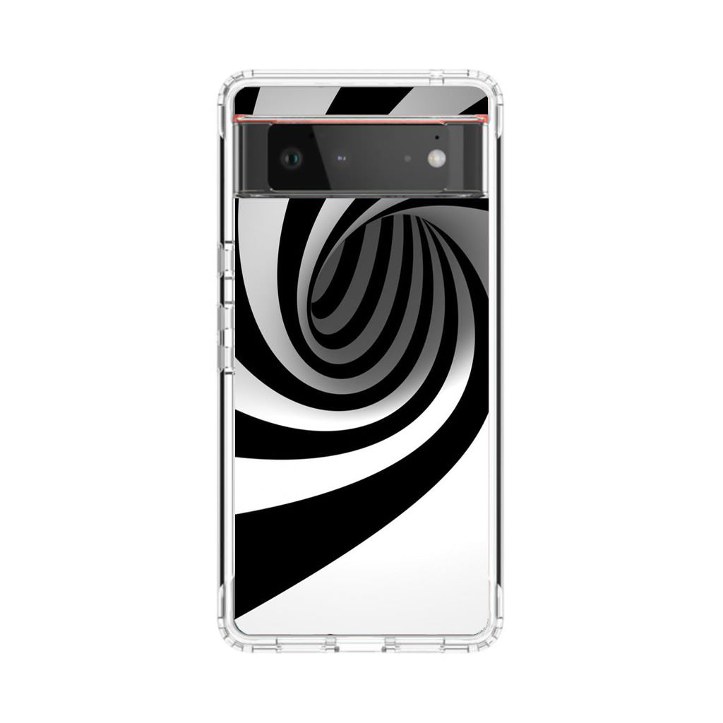 Black and White Twist Google Pixel 6 Case