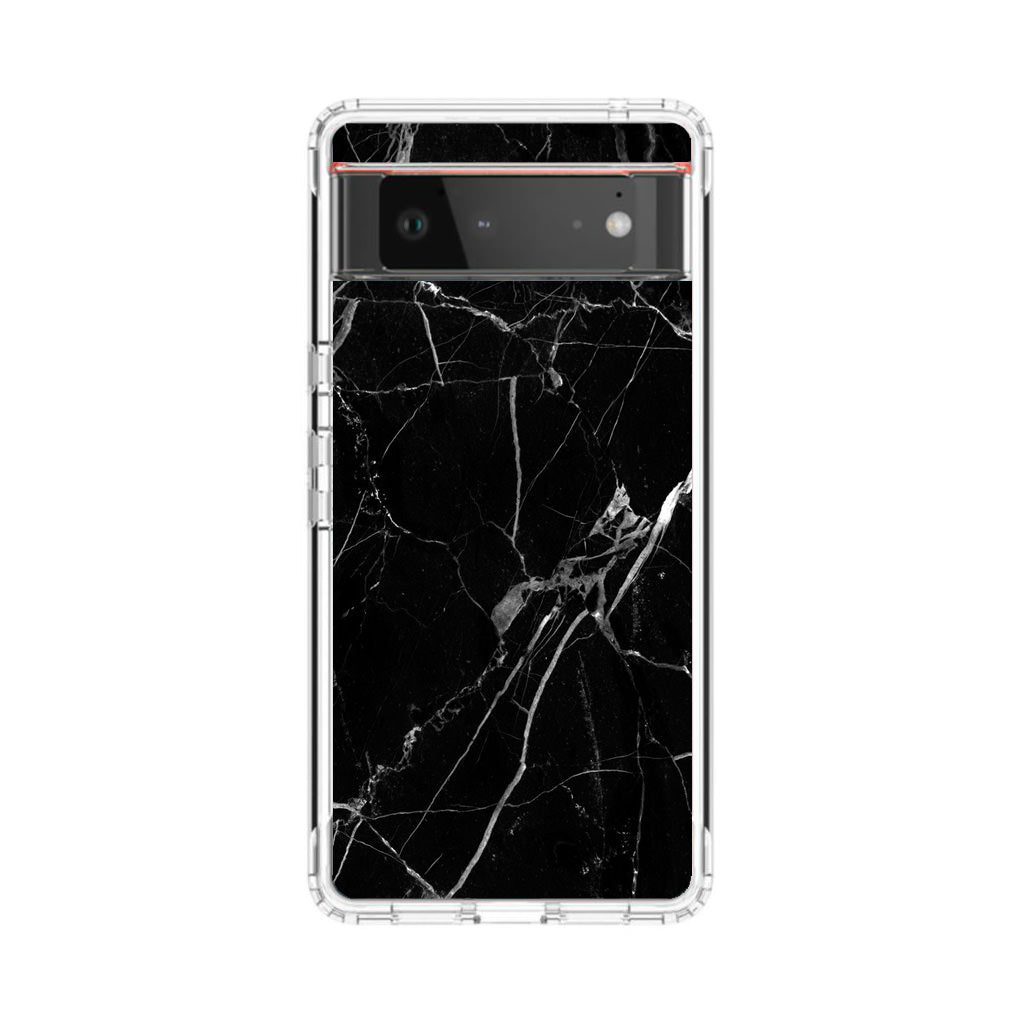 Black Marble Google Pixel 6 Case