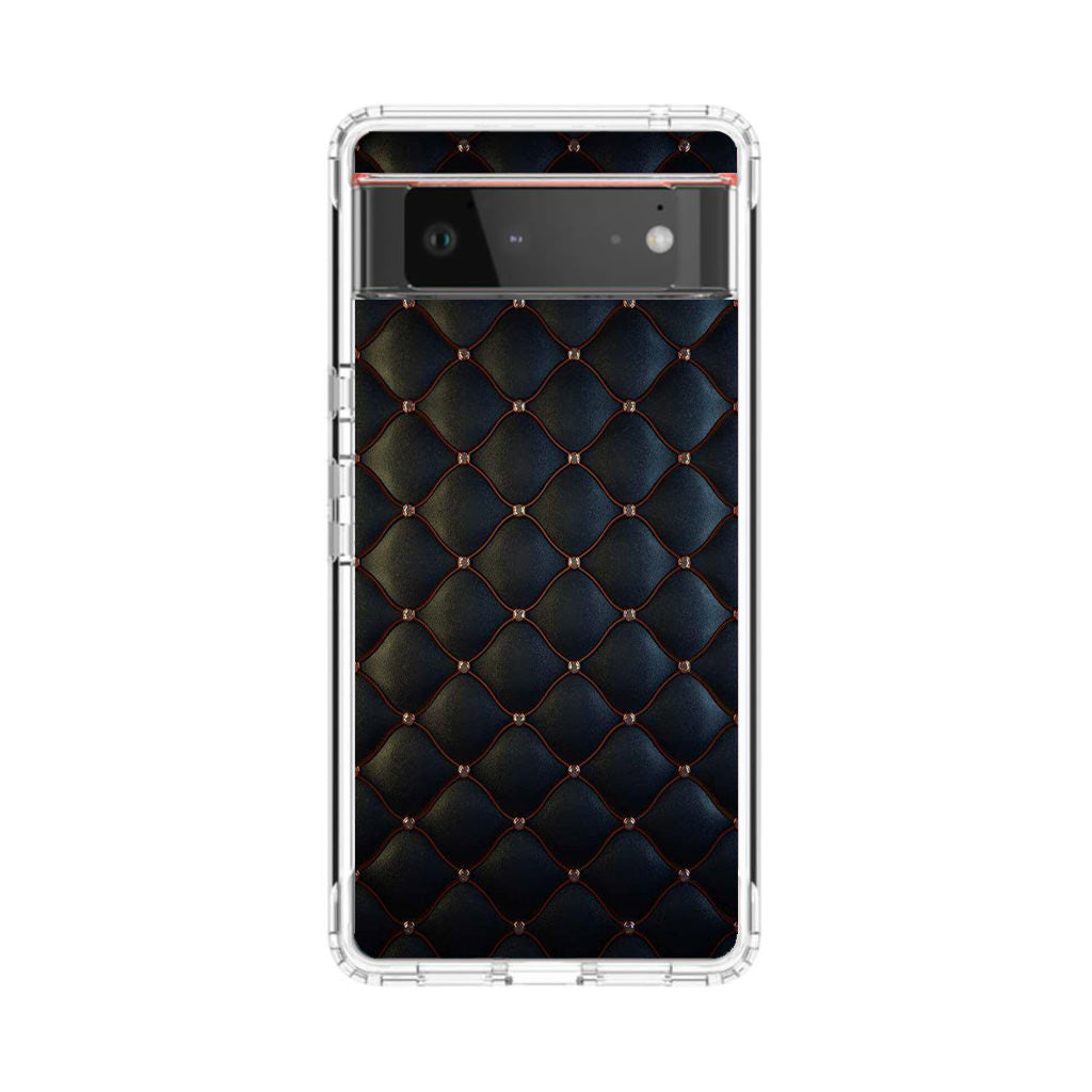 Black Royal Pattern Google Pixel 6 Case