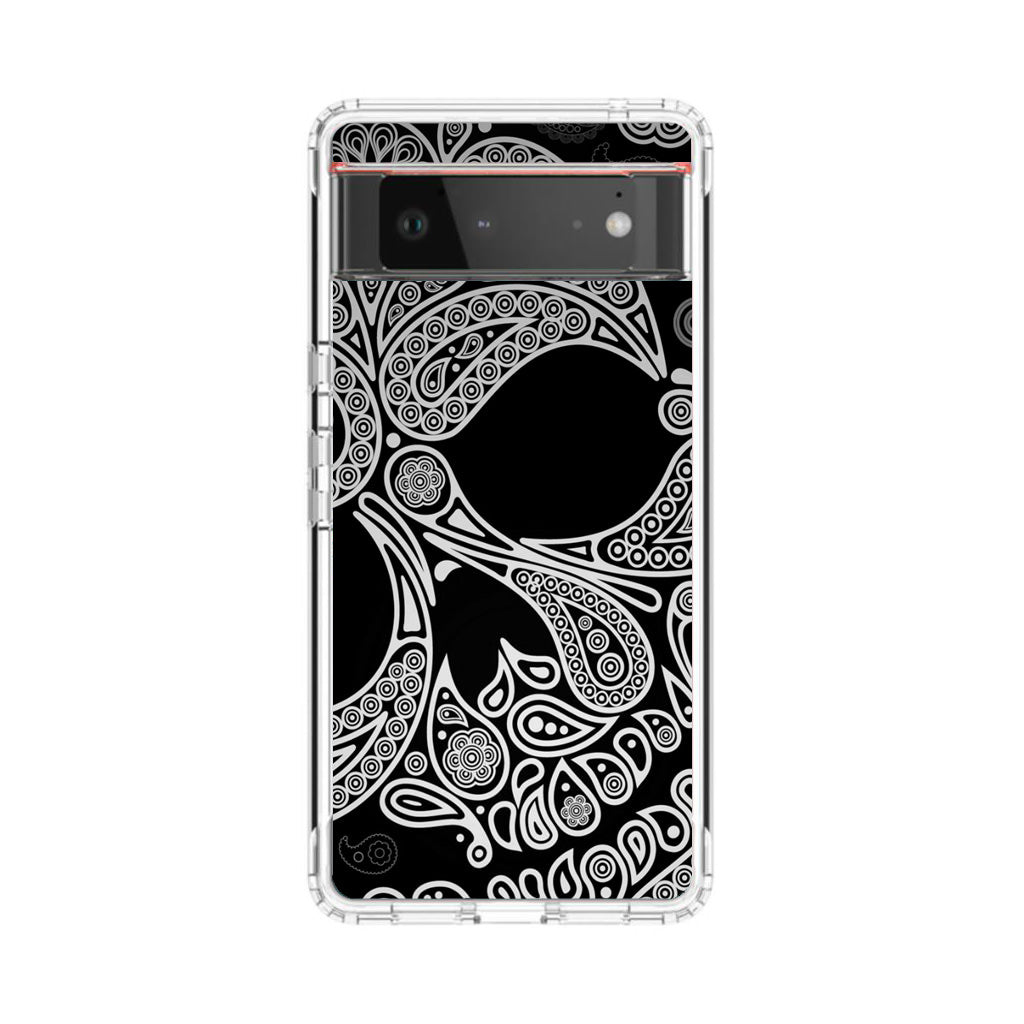 Black Skull Google Pixel 6 Case