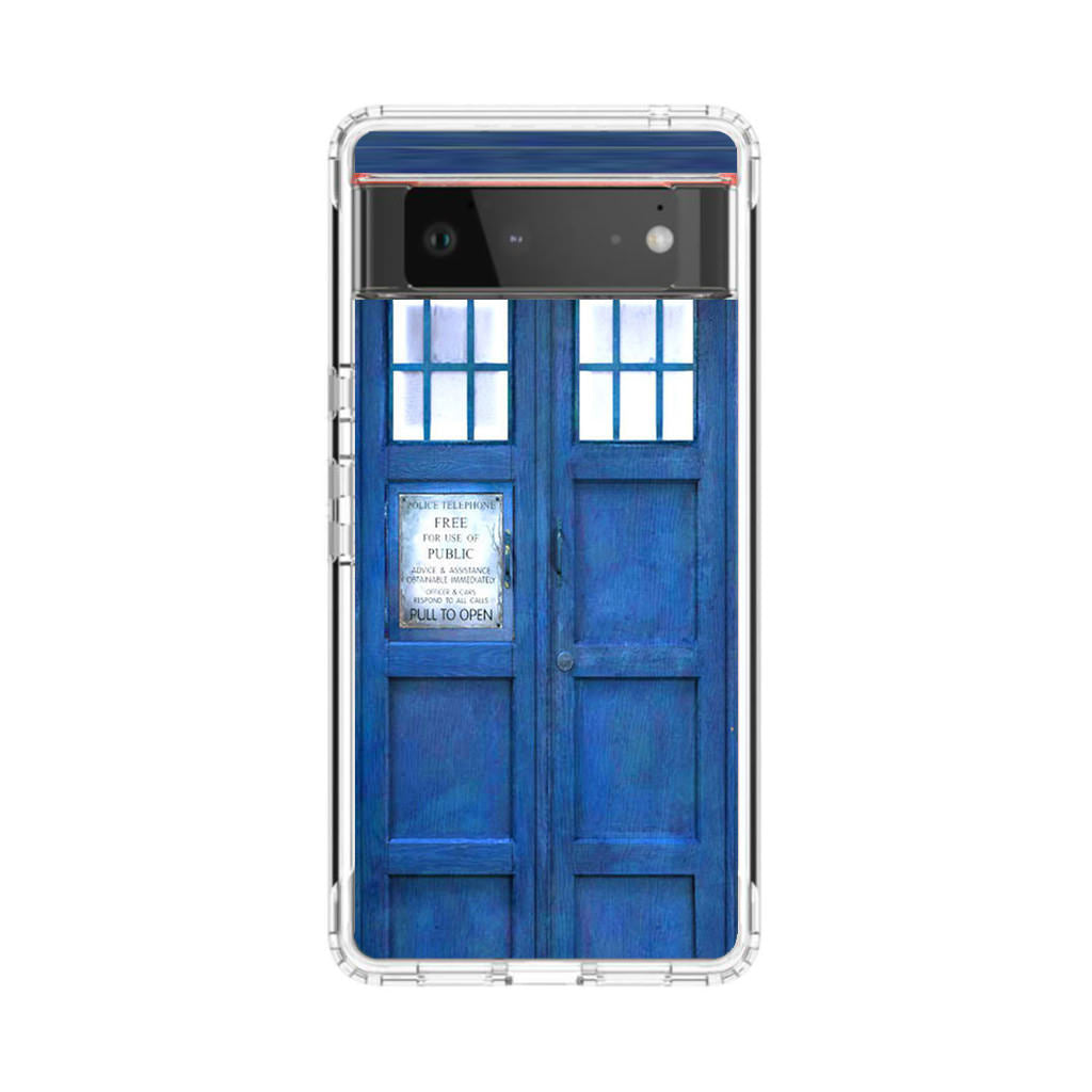 Blue Police Call Box Google Pixel 6 Case