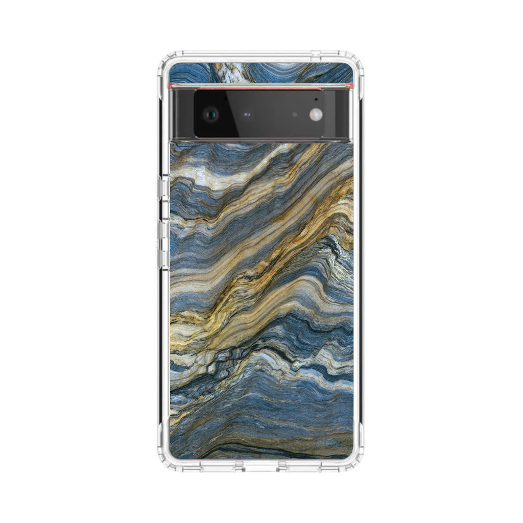 Blue Wave Marble Google Pixel 6 Case