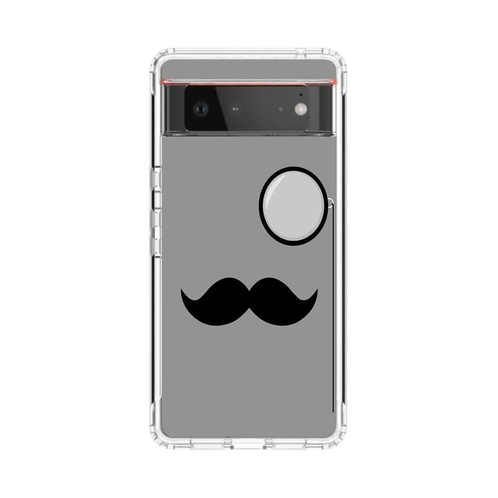 Classy Mustache Google Pixel 6 Case