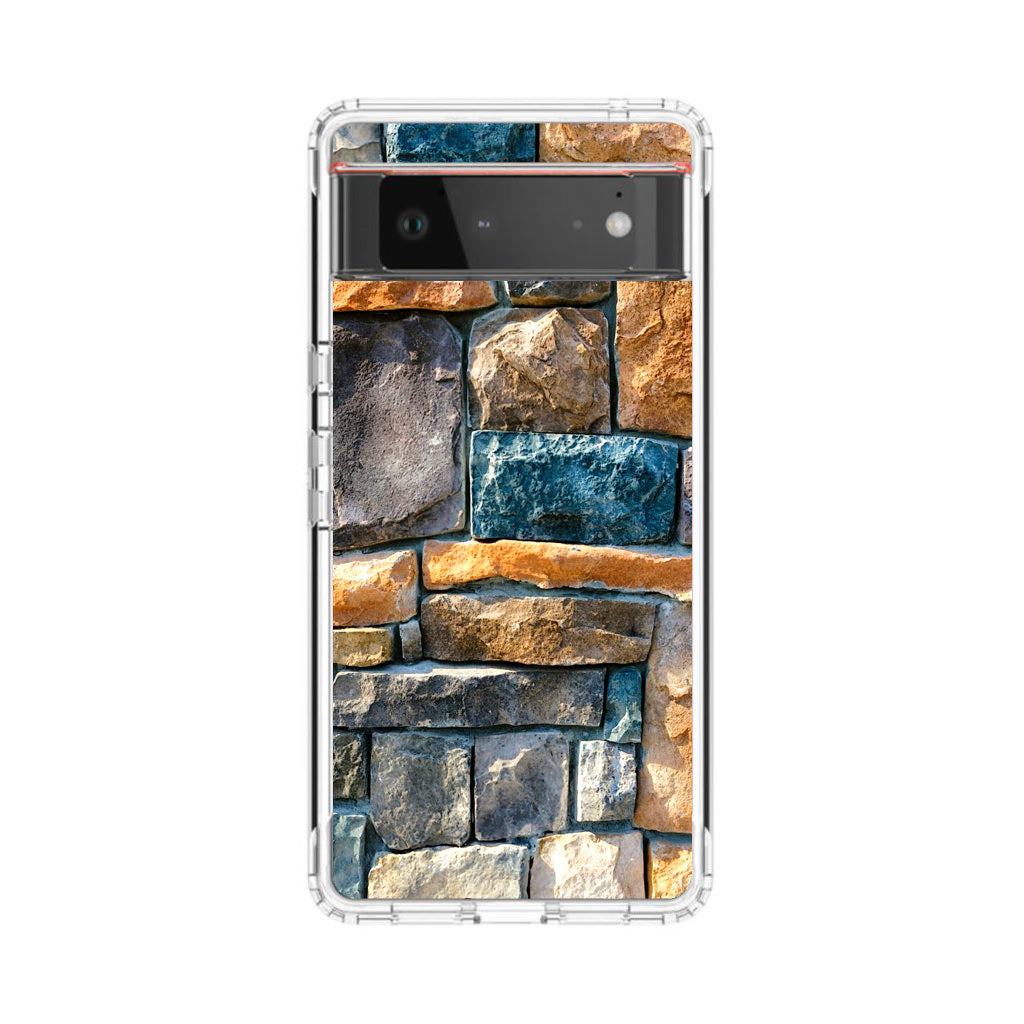 Colored Stone Piles Google Pixel 6 Case