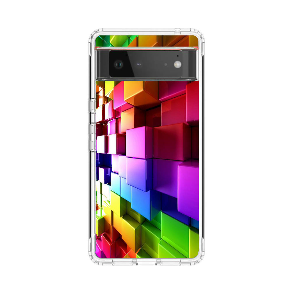 Colorful Cubes Google Pixel 6 Case