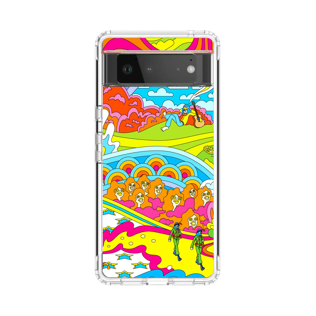 Colorful Doodle Google Pixel 6 Case