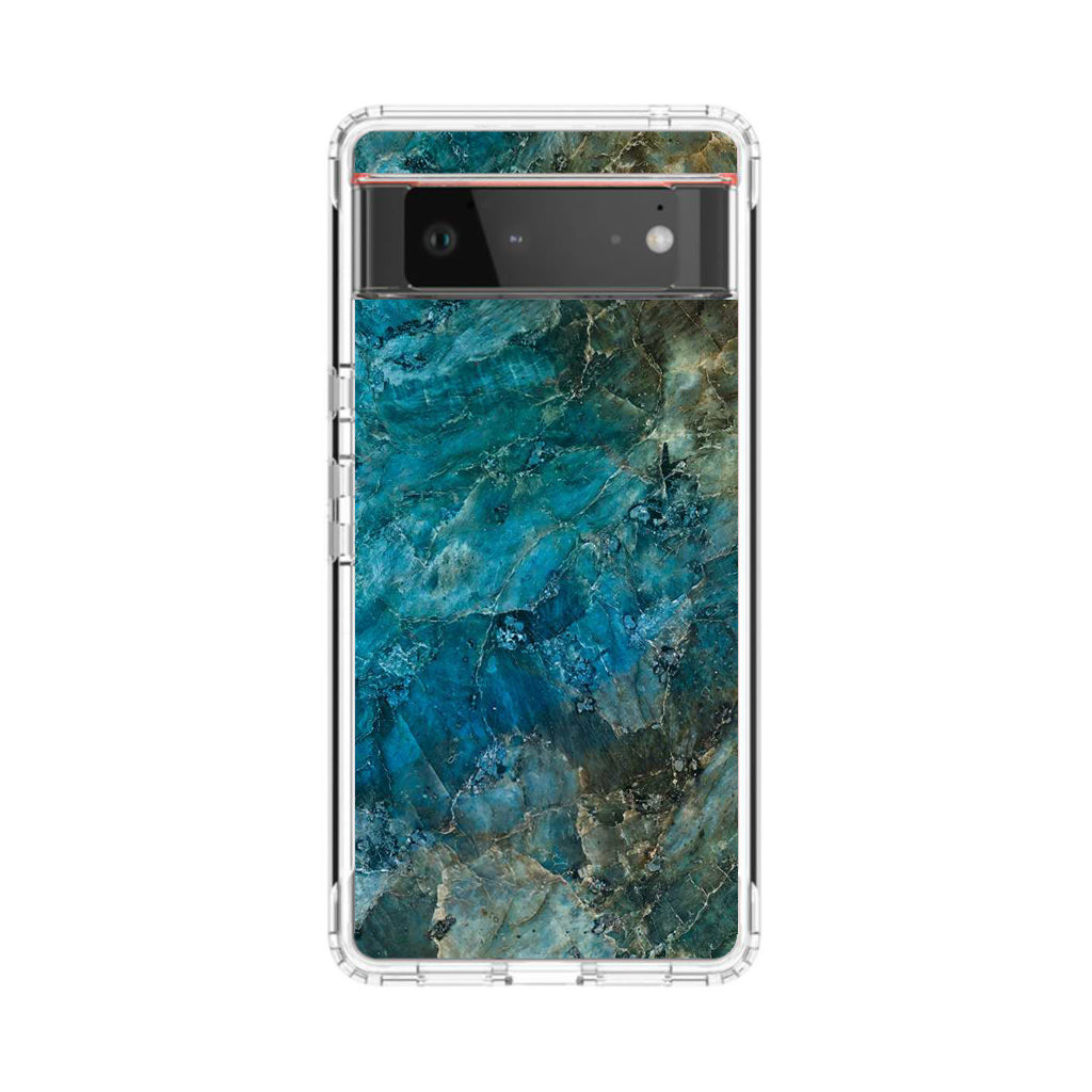 Deep Ocean Marble Google Pixel 6 Case