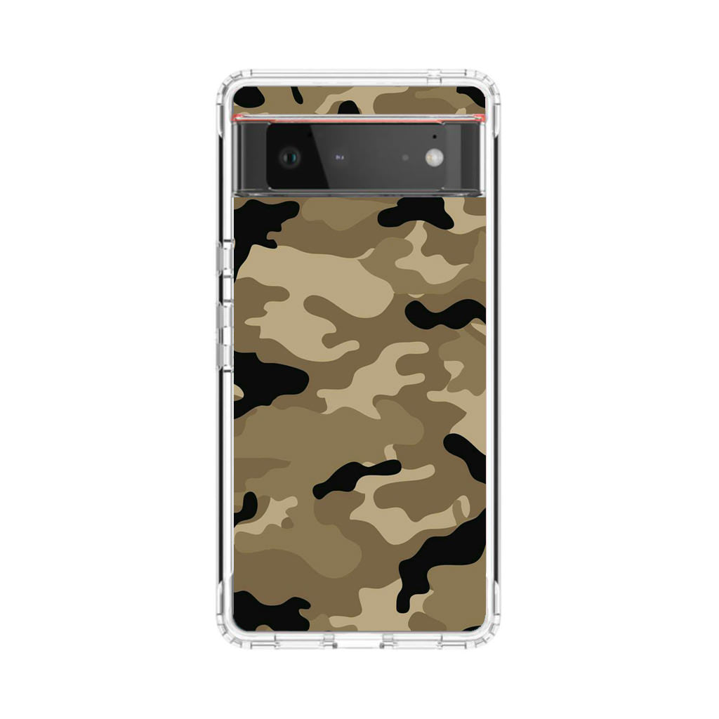 Desert Military Camo Google Pixel 6 Case