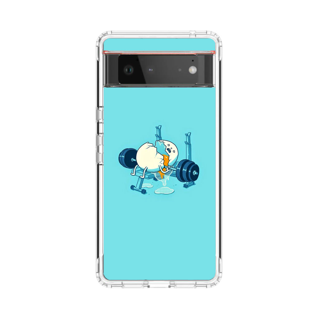 Egg Accident Workout Google Pixel 6 Case